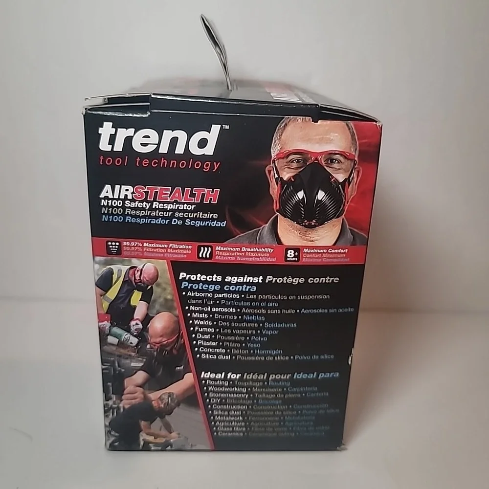 Trend AIR STEALTH N100 Niosh Safety Respirator - Small/Medium